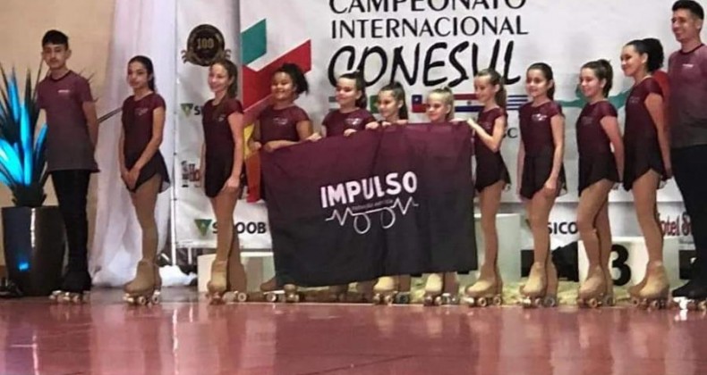 Patinadoras de Nova Erechim participaram do Campeonato Internacional Conesul