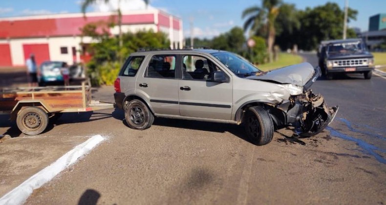 Acidente é registrado no trevo de Nova Erechim