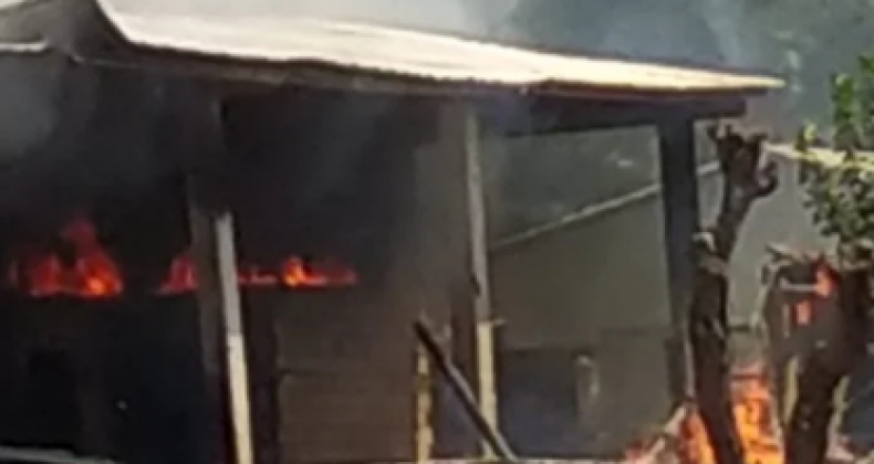 JOVEM FICA GRAVEMENTE FERIDO APÓS INCÊNDIO EM SUL BRASIL