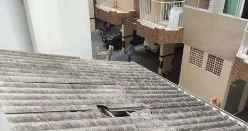 Criança de 3 anos despenca de 15 metros ao cair de prédio em SC