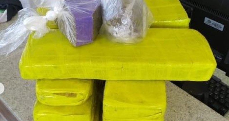 Mais de 5k de maconha é apreendida em abordagem de rotina em Concórdia.