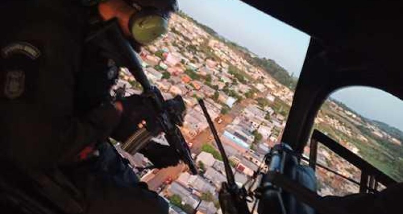 Mais seis são presos em operação policial em bairro de Xaxim