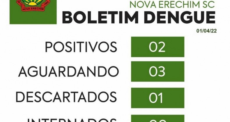 Dois casos de Dengue são confirmados em Nova Erechim