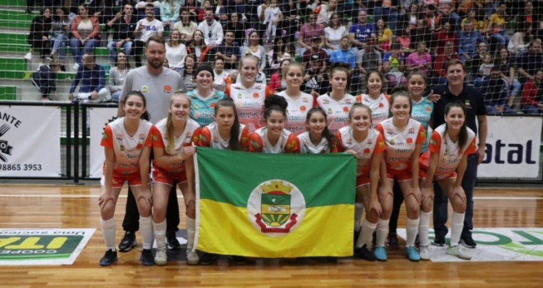 Nova Erechim é campeã da Taça RCO naipe feminino