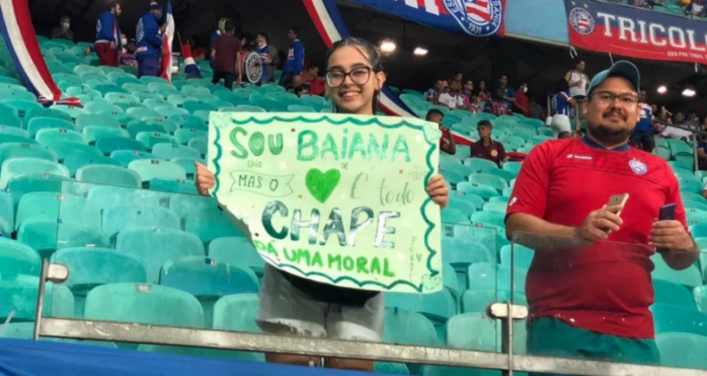 BAIANA, MAS O AMOR É PELA CHAPECOENSE