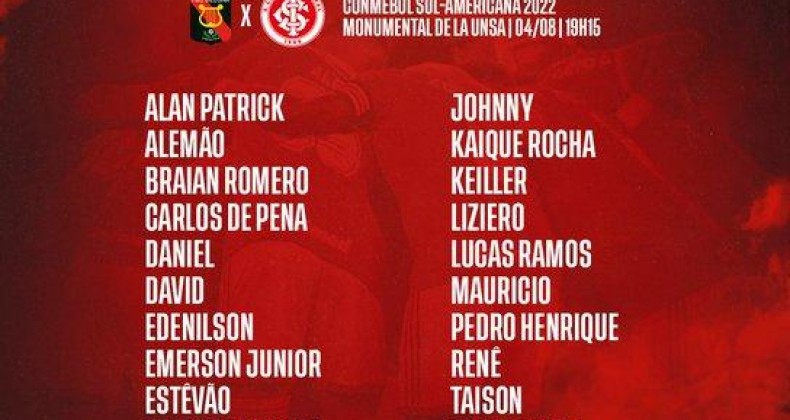 Com Alan Patrick e Taison, Inter embarca para enfrentar o Melgar