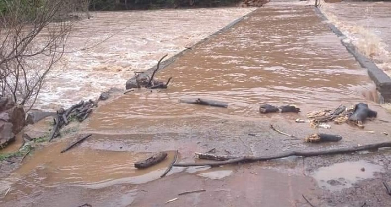 Saudades entra em estado de alerta com grande volume de chuvas