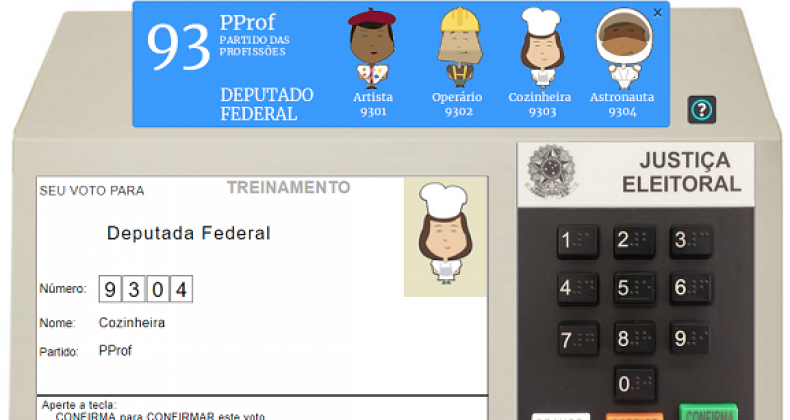 SIMULADOR VIRTUAL AJUDA ELEITOR A TREINAR O VOTO NA URNA