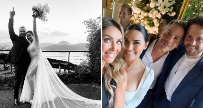 Maite Perroni reúne elenco de RBD em casamento e agita web