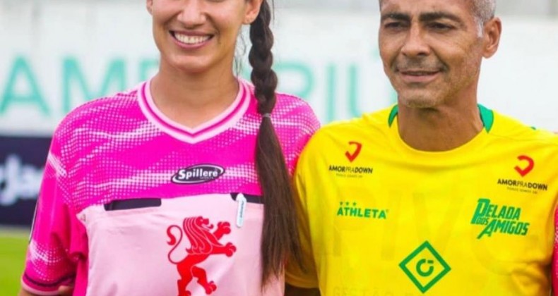 Assistente de Águas Frias participa de amistoso com Romário e amigos