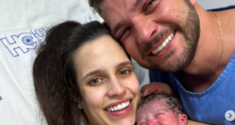 Humorista ‘Badin, o Colono’ emociona internet com nascimento da filha