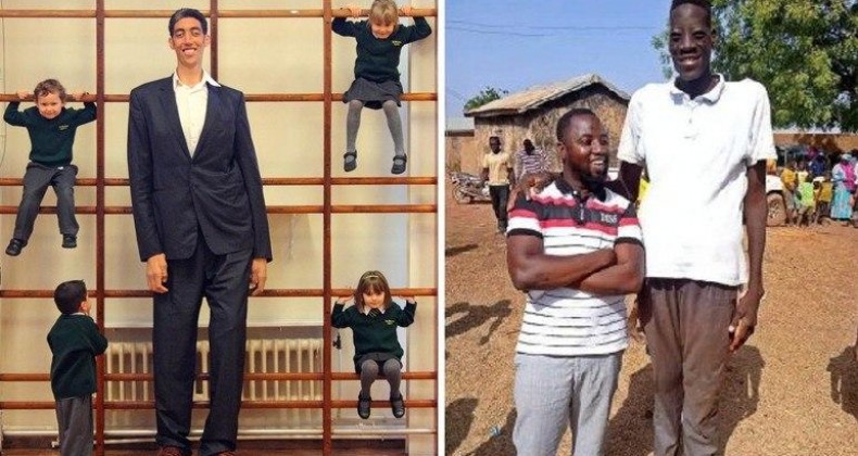 HOMENS GIGANTES DISPUTAM O TÍTULO OFICIAL DE HUMANO MAIS ALTO DO MUNDO