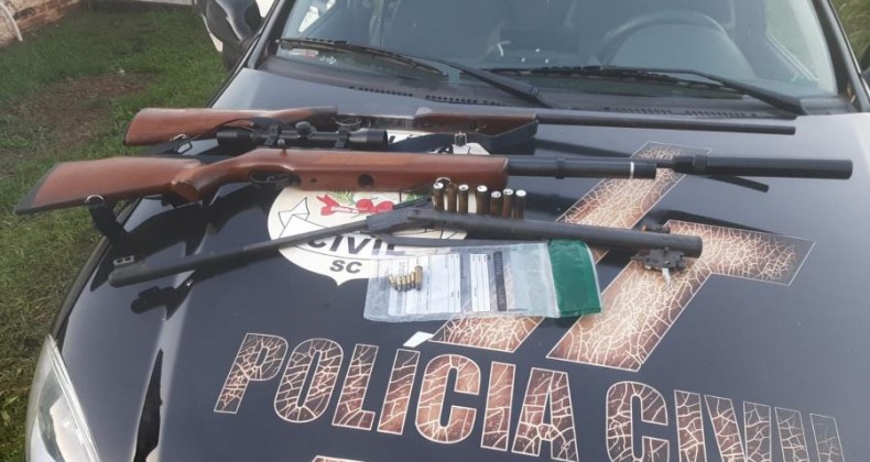 Polícia Civil deflagra operação por posse irregular de arma de fogo na região