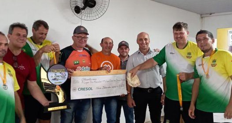 Nova Erechim é campeão da Copa Cresol de Bocha em Nova Itaberaba