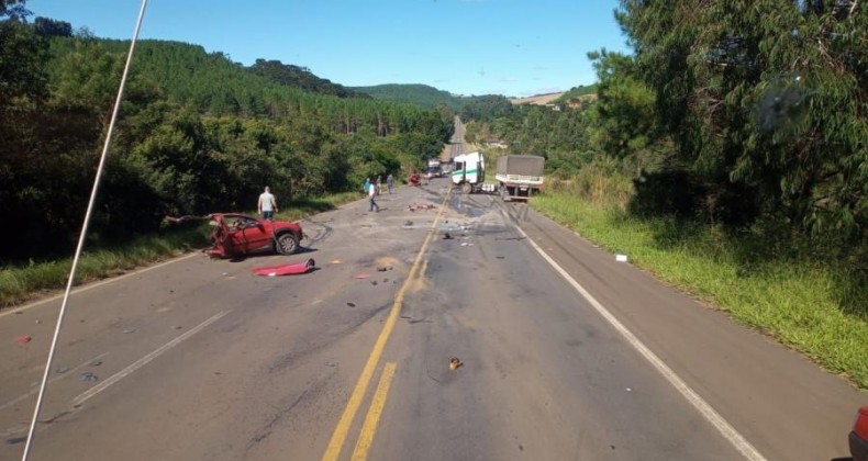 Condutor morre após veículo partir ao meio em acidente no Meio-Oeste