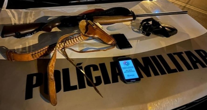 Após ameaçar ex-companheira e filha, homem acaba preso em São Domingos