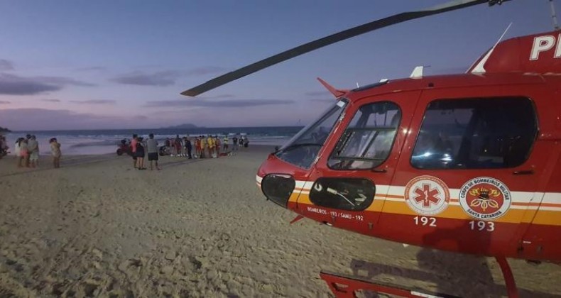 Turista paranaense morre ao se afogar na Praia dos Ingleses