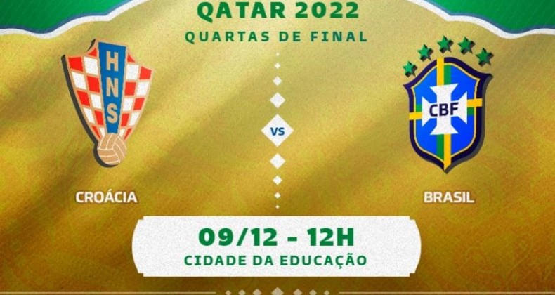 Croácia x Brasil: horário, onde assistir e escalações do jogo das quartas de final da Copa